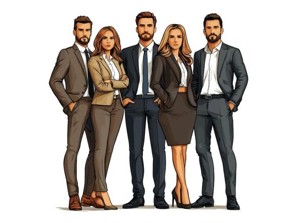 Evaluating Illustration Assets: The Business Man and Woman EPS Collection