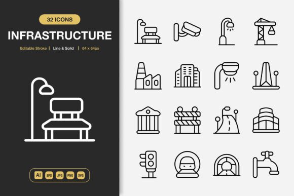 Infrastructure Icons: Building Coherent Visual Systems for Any Project