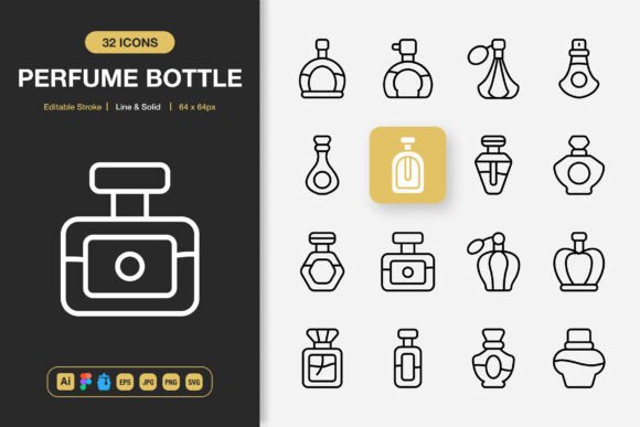 Perfume Bottle Icons: More Than Just a Pretty Set of Graphics