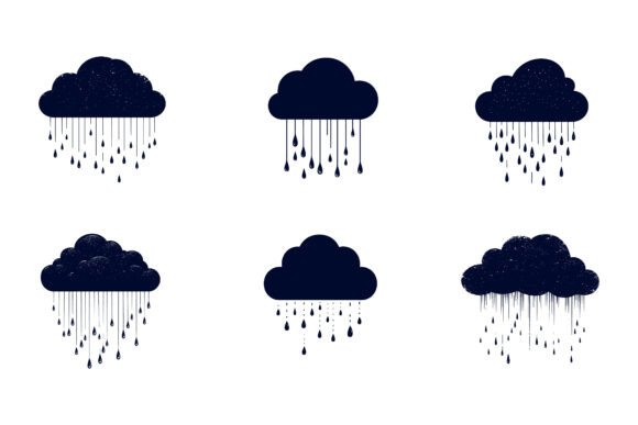 Rainy Cloud Icon Set: A Practical Resource for Modern Creators