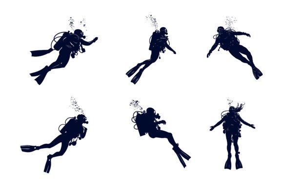 Scuba Divers Illustration Set: A Strategic Asset for Creative Professionals