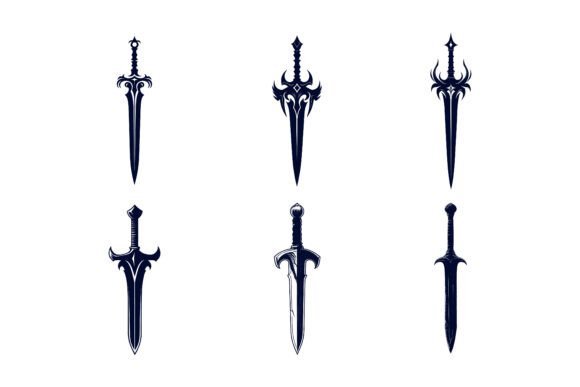 Sword Icons Set: Sharpening Your Visual Communication