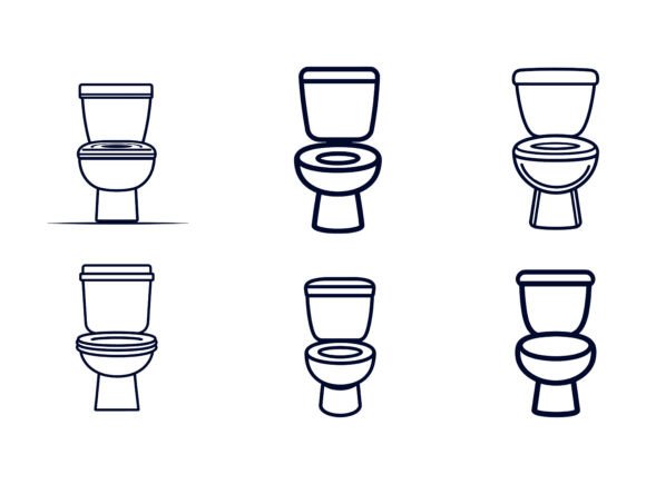 Toilet: An Unexpectedly Essential Modern Illustration Set