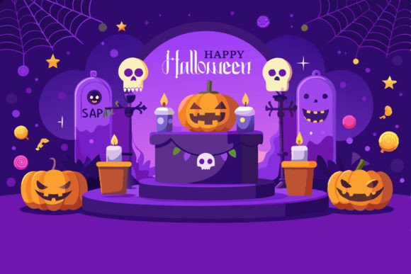 Unlock Creativity with Our Night Happy Halloween Poster & AI EPS Collection